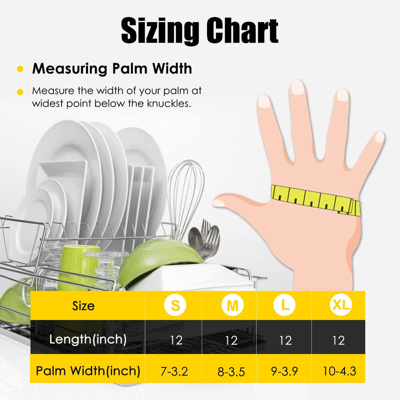[Australia] - Rubber gloves dishwashing 2 or 4 Pairs for Kitchen,Cleaning gloves for household Reuseable. Small (Pack of 2) Pink+yellow 