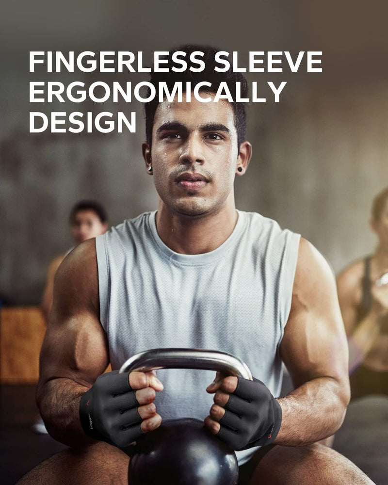 [Australia] - BraceBull Arthritis Gloves (2 Count), Copper Infused Fingerless Compression Gloves for Hand Pain, Carpal Tunnel, RSI, Rheumatoid, Tendonitis, and Relieve Muscle Pain for Women & Men (M, Black) Medium 