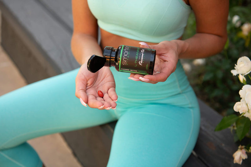 [Australia] - Smarter L-Theanine 250mg Supplement, in Non-GMO Flaxseed Oil, 50 Liquid Softgels 1 
