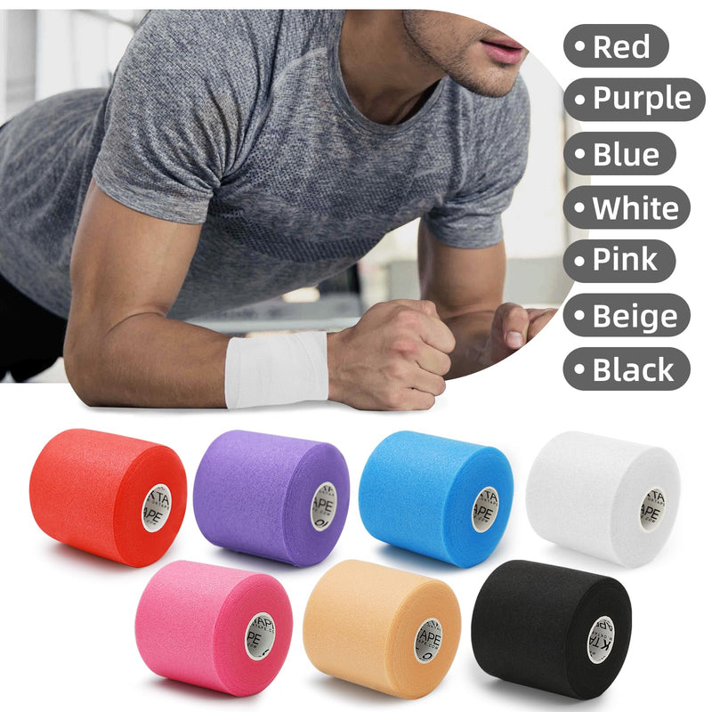 OK TAPE Pre Wrap Tape (4-Rolls, 120 Yards) - Athletic Foam Underwrap for Sports, Protect for Ankles Wrists Hands and Knees, 2.75 Inches - White 2.75 Inch x 30 Yards