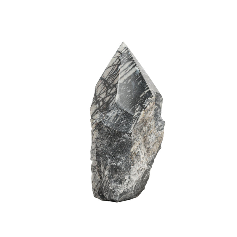 Net Jasper Crystal Points – (3 to 4 inches Height) Set of 2 Healing Stones for Meditation, Yoga, and Spiritual Practices – Natural Earthy Gemstones Net Jasper 3 to 4 Inch