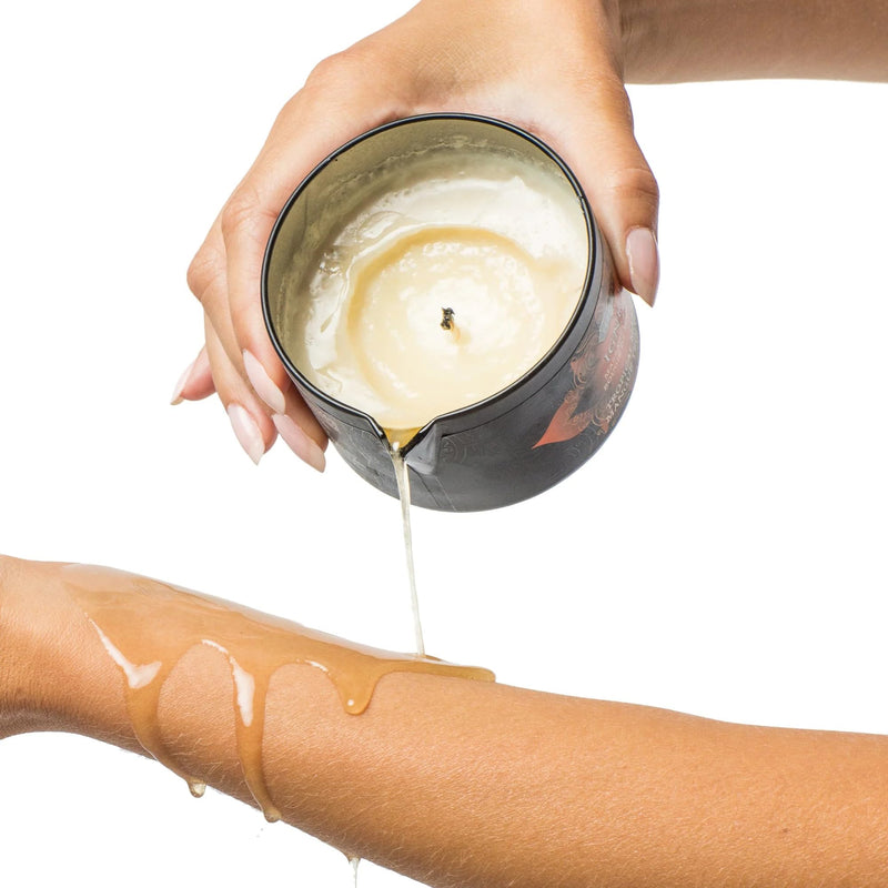 [Australia] - KAMA SUTRA Ignite Massage Candle - Coconut Oil and Soy Based - Vanilla Sandalwood, 6 oz/170 Melts into Warm Massage Oil - Sensual Massage Candle, Pour Spout Massage Candle 
