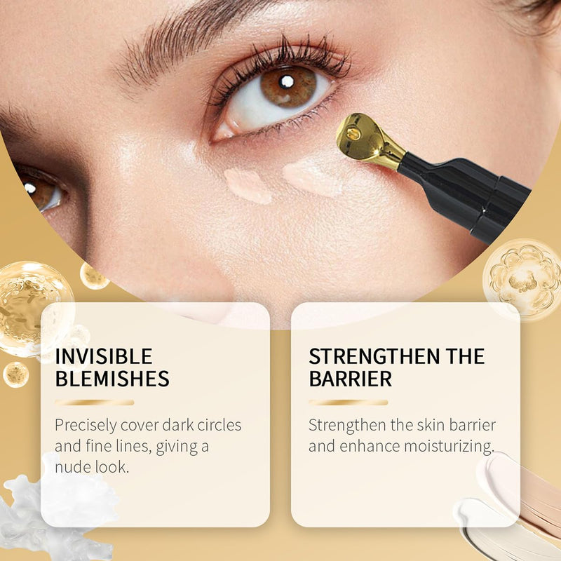 Eye Corrector SPF 41, Eye Essence with Vitamin E, Dark Circle Coverage Anti-Aging Tinted Eye Cream, Moisturizing Formula (Ivory White, 0.34 Oz) Ivory White 2.82 Ounce (Pack of 1)