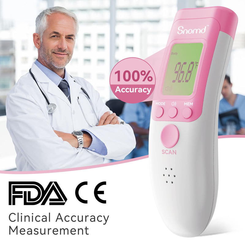 [Australia] - Digital Non-Contact Infrared Forehead Thermometer for Adults and Kids, 3 in 1 Medical Thermometer for Baby with Backlight LCD Screen 