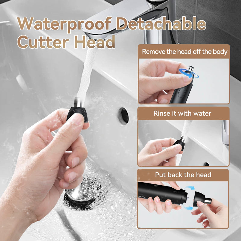 [Australia] - MAXGROOM nose hair trimmer, nose trimmer, nose hair trimmer, nose hair trimmer for men and women, USB nose hair scissors, nose razor for men 