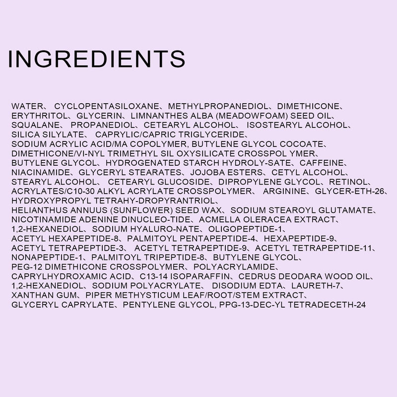 No.9 NAD+ Retinol & Vitamin C Eye Cream - Anti-Aging Care for Fine Lines, Dark Circles & Puffiness, Peptide-Infused Formula, 10ml(0.33 fl oz)