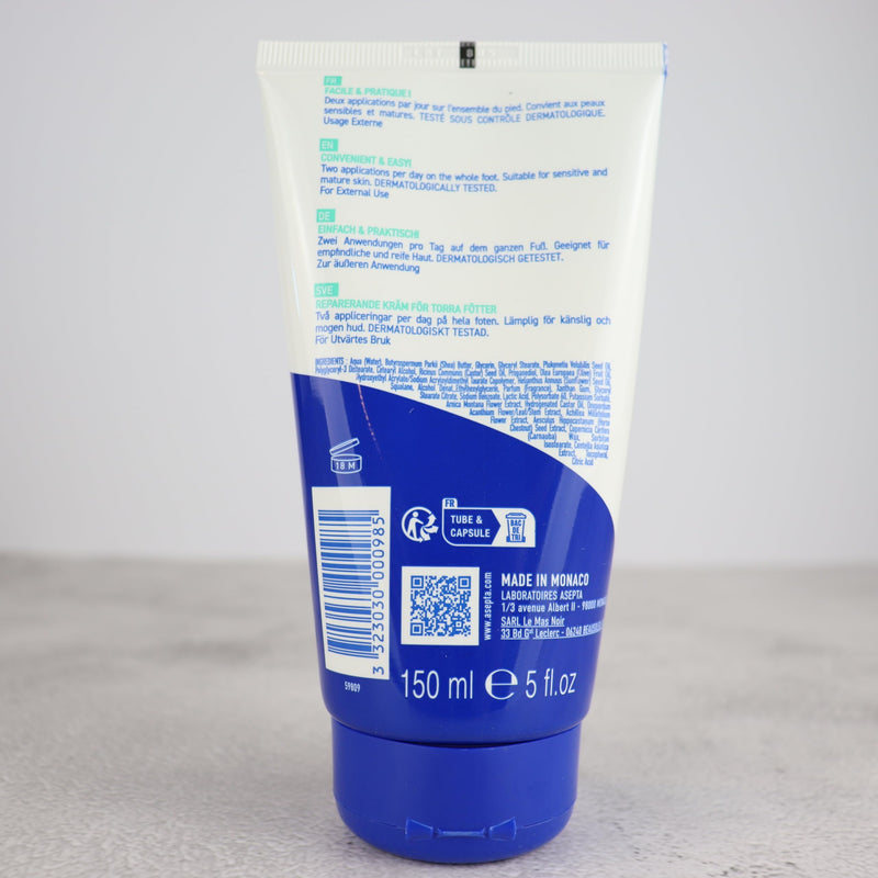 Akileine Nutri-Repair Foot Cream - Ultra-Hydrating Foot Moisturizer Cream for Dry Cracked Heels and Feet, Deep Nourishment For Callus, 24-Hour Moisturization, 5 Fl Oz 5 Fl Oz (Pack of 1)