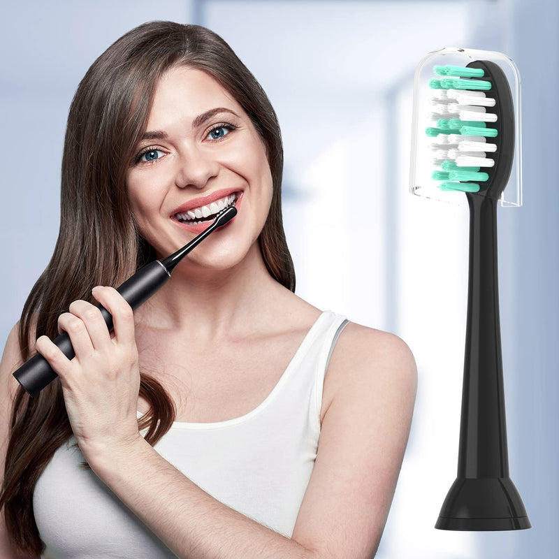 [Australia] - Replacement Toothbrush Heads 10 Pack for AquaSonic Black Series and Vibe Series Electric Toothbrush 
