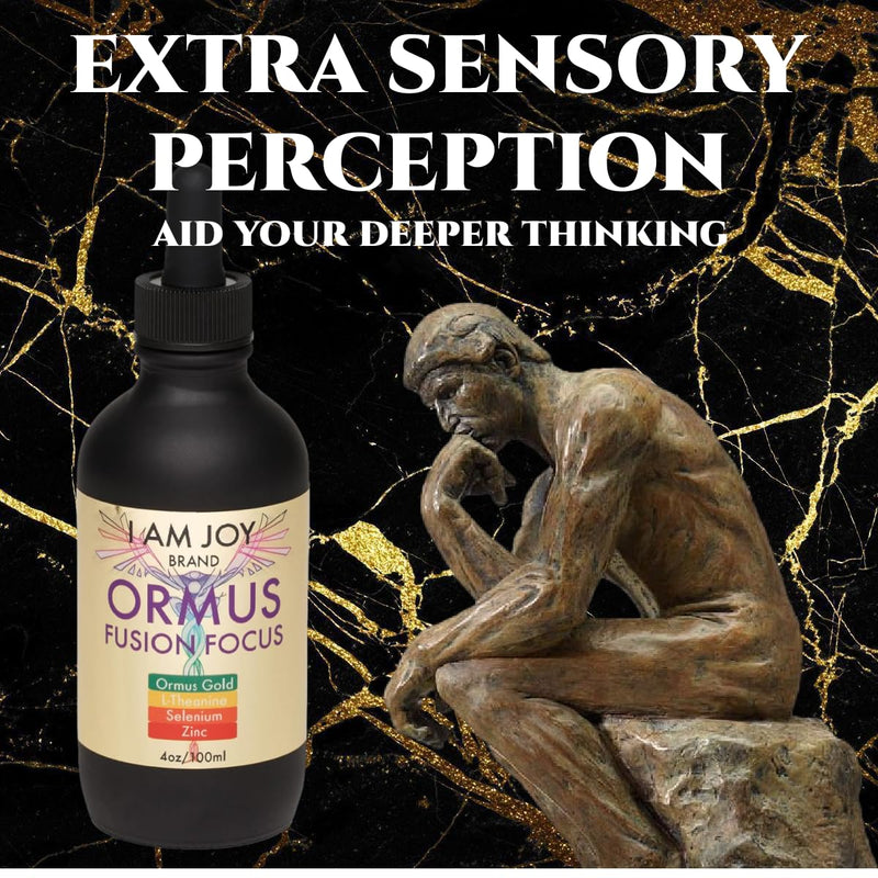 [Australia] - Ormus Monoatomic Gold, L-Theanine, Selenium, Zinc for Pineal Gland Detox, Lucid Dreaming, Kundalini Support, Neurological Strength Fusion Focus 4oz 