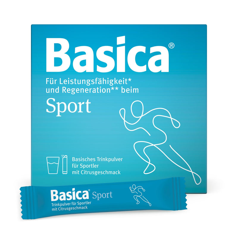 [Australia] - Basica® drinking alkaline powder for athletes | Citrus flavor | Carbohydrate electrolyte solution | basic minerals & vitamins | for performance* and regeneration** during sport | 50 sticks 50 pieces (pack of 1) 