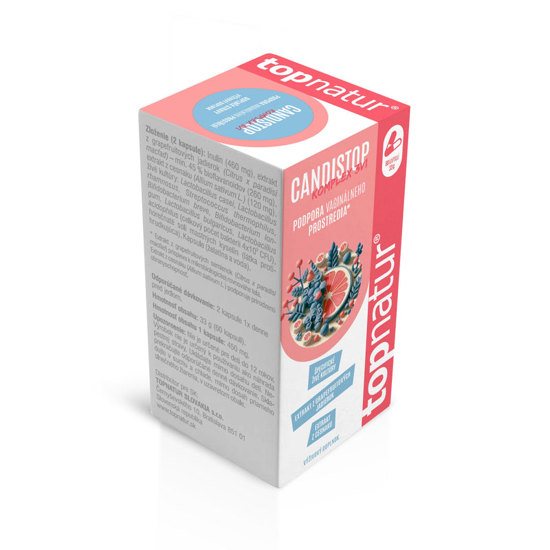 CANDISTOP Candida Cleanse and Yeast Support | Thrush Treatment for Women | Natural Supplement with Probiotics, Inulin, GSE and Garlic Prevents BV Infections and Restores Balance!