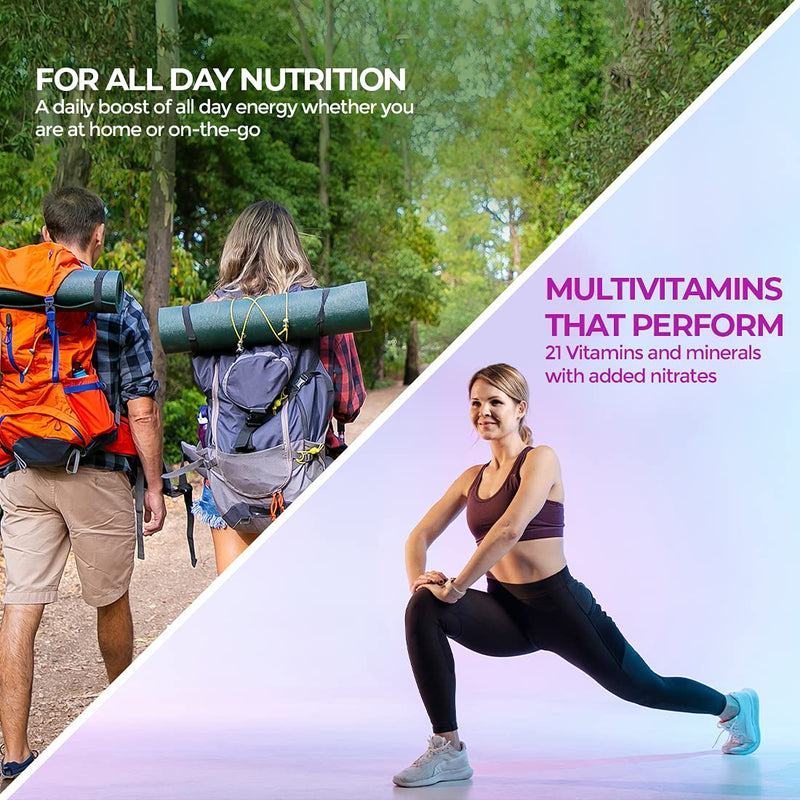 Fast&Up Multivitamin – Complete Multivitamin Supplement – All Day Energy – Saver Multipack - 80 Effervescent Tablets (4 X 20) - Supports Immune System – Orange Flavour 1 count (Pack of 80)