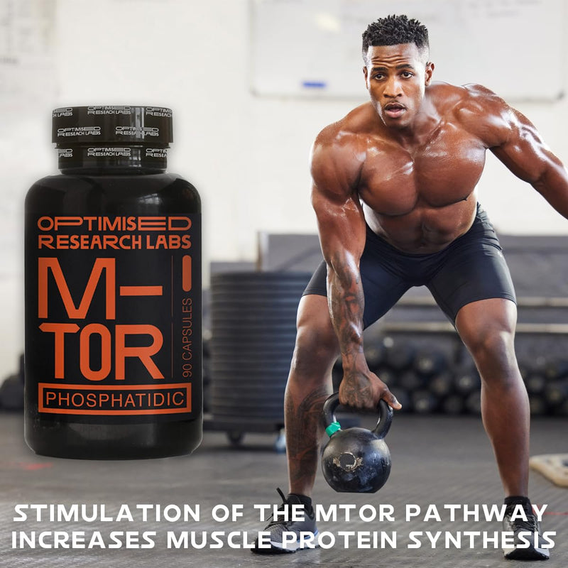Phosphatidic Acid M-TOR Pathway, Increase Protein Synthesis Boost Muscle Growth, Muscle Builder, Suitable for Vegans, 750mg per Day, 90 High Strength Capsules