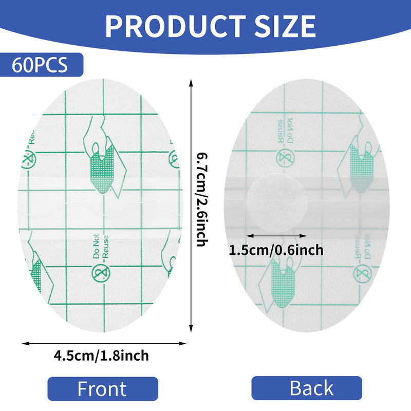 [Australia] - 60 Pieces Ear Covers for Shower, Waterproof Ear Stickers Ear Covers for Swimming Shower Ear Protectors with Waterproof Cotton Ear Plugs for Shower Surfing Snorkeling and Other Water Sports 60 Pieces 
