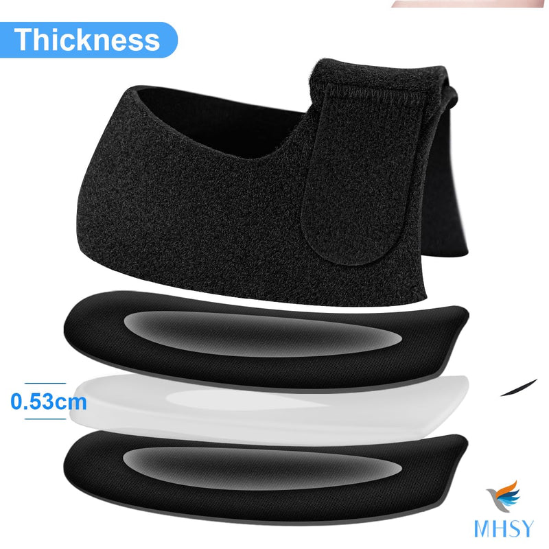 [Australia] - MHSY heel spur insoles with 0.53cm thickness, heel protector heel pad gel for bone spur aching feet relieves heel pain (1 pair of larger sizes: 38-46+, men 39-46)… Thickness: 0.53cm 