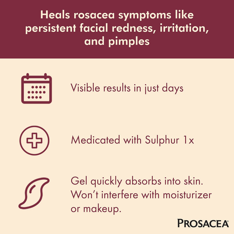 [Australia] - Prosacea - Heals Rosacea Symptoms of Redness, Pimples and Irritation - 0.75 oz Pack of 1 