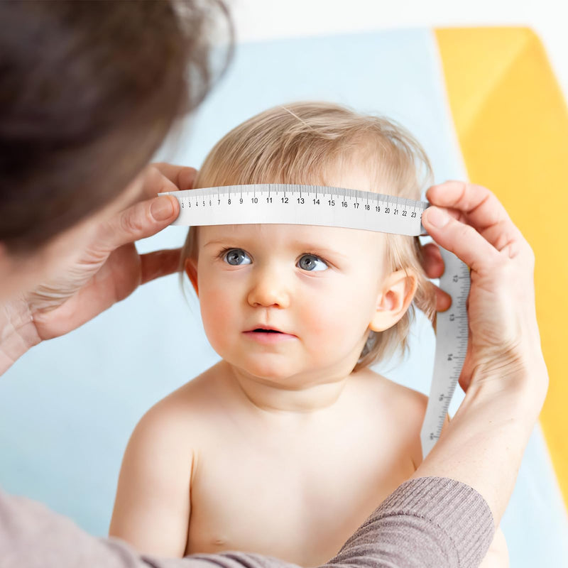 [Australia] - Angoily 100PCS Paper Tape Measure for Body Measurement, Double-Sided Tape Measure, Medical Soft Tape Measure for Baby Head Body Measurement 