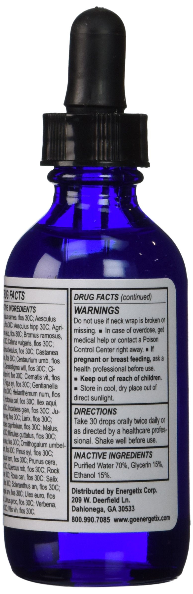 Energetix Fields of Flowers Homeopathic Remedy - Perfect for Emotional Symptoms such as Fear, Anxiety, Depression and Despondency - 38 Traditional Flower Essences - 2 Fluid Ounce (59.1 Milliliters)