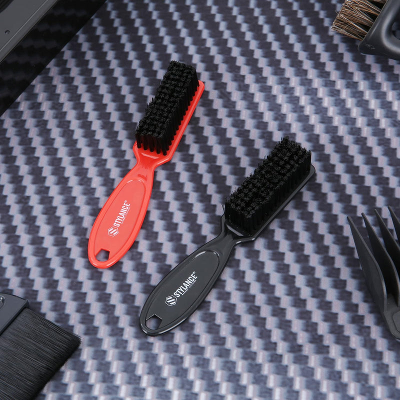 9 Pcs Barber Clipper Cleaning Brush, Barber Clipper & Accessories Cleaning Supplies, For Trimmer, Blade, Manicure Nylon Brush, Hair Styling Tool