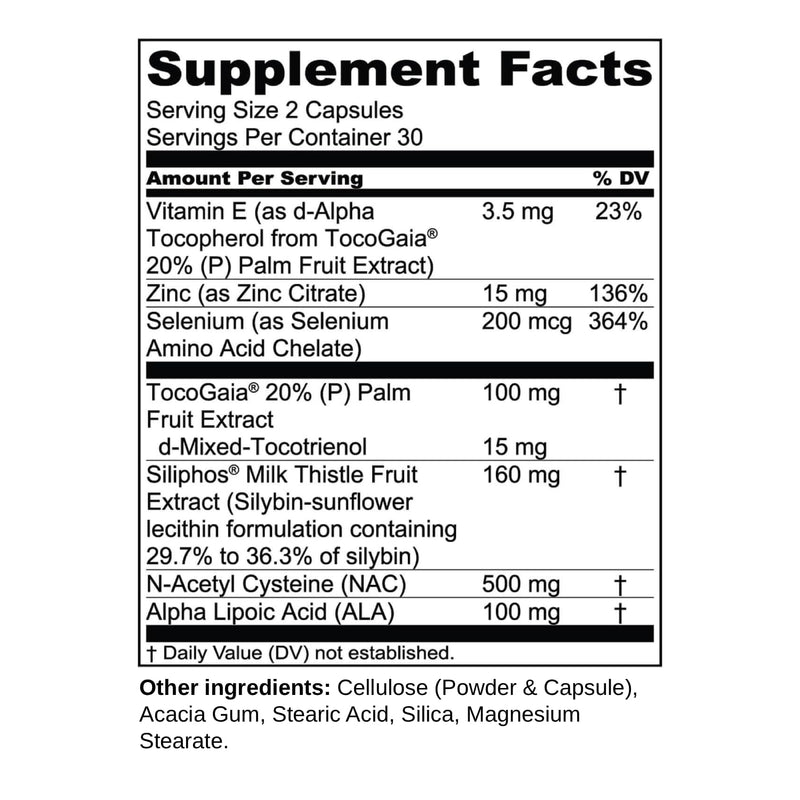 1MD Nutrition LiverMD - Liver Support Supplement | Siliphos Milk Thistle Extract & NAC - Supports Healthy Energy, Immunity & Overall Health - Liver Cleanse & Support | 60 Capsules 60 Count (Pack of 1)