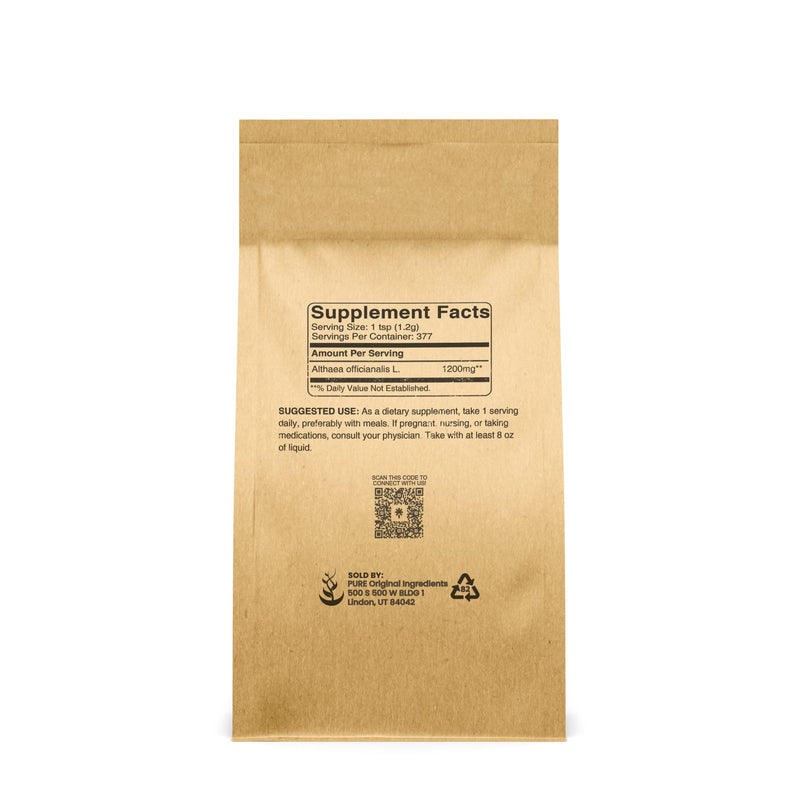 [Australia] - PURE ORIGINAL INGREDIENTS Slippery Elm Bark & Marshmallow Root Bundle, 1 lb Each, Fine Powders, Herbal Supplements 