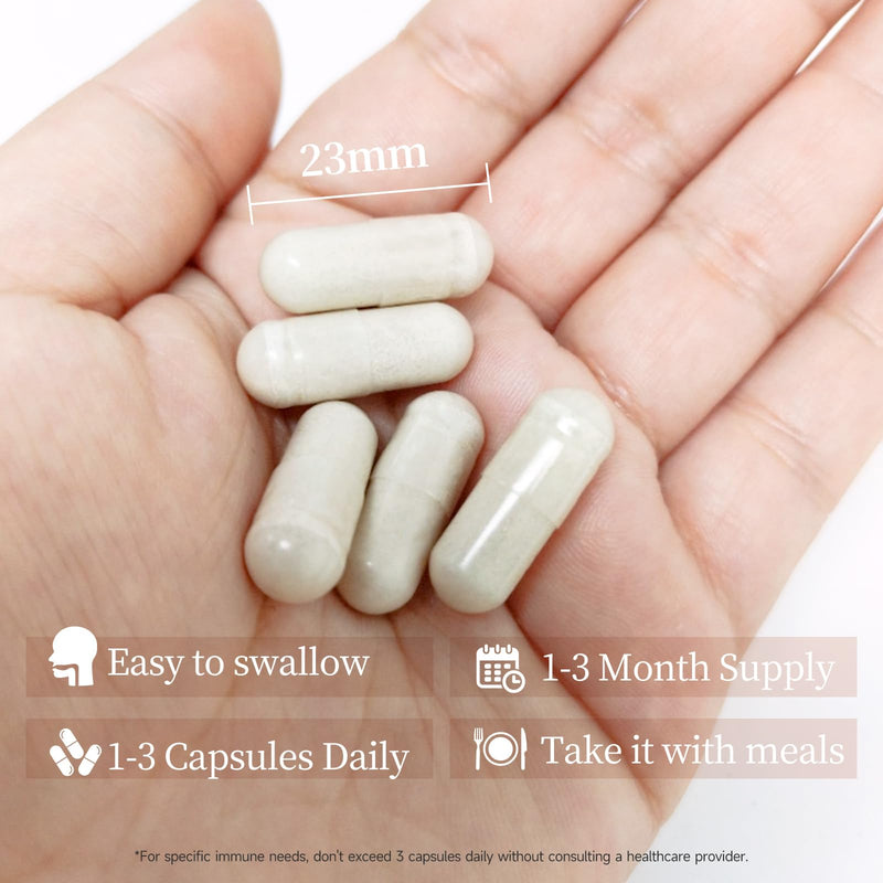 Immune Support 19-in-1 Capsules(90) – Colostrum, Reishi, Elderberry, Probiotics, Propolis, Vitamin C D Zinc – Gut Health, Allergy Relief & Immunity Booster by HPD | All Age, Gluten Free
