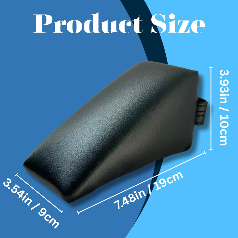 [Australia] - Oiktylr SOT Blocks Chiropractic, Soft & Comfortable Pelvic Blocks Wedges - Elastic Support Sponge - Dejarnette Style Pelvic Sacral Blocks, Chiropractor Wedges Blocks Set for HIPS (Matte Black) Matte Black 
