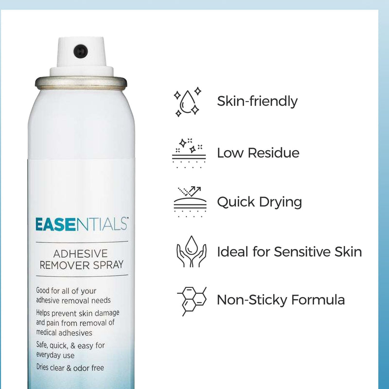 [Australia] - Skin-Friendly No Sting Adhesive Remover Spray, Ideal for Ostomy Patients, Sensitive Skin, and Bandage Removal, Low Residue, Quick Dry, Non-Sticky Formula, Better Than Wipes, 50 ml 50ml 