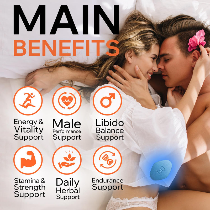Ronly Vitality Light – 30 Blue Tablets 50mg | Powerful Herbal Supplement for Men | Enhances Strength, Energy & Endurance | Advanced Men’s Energy & Performance Complex with Ginseng & Zinc | UK Made 30 count (Pack of 1)
