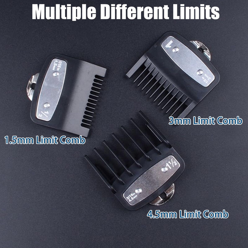 [Australia] - Pack of 3 hair clipper attachments for choice, hair clipper guide combs, magic clip trimmer razor, beard trimmer attachment comb set 