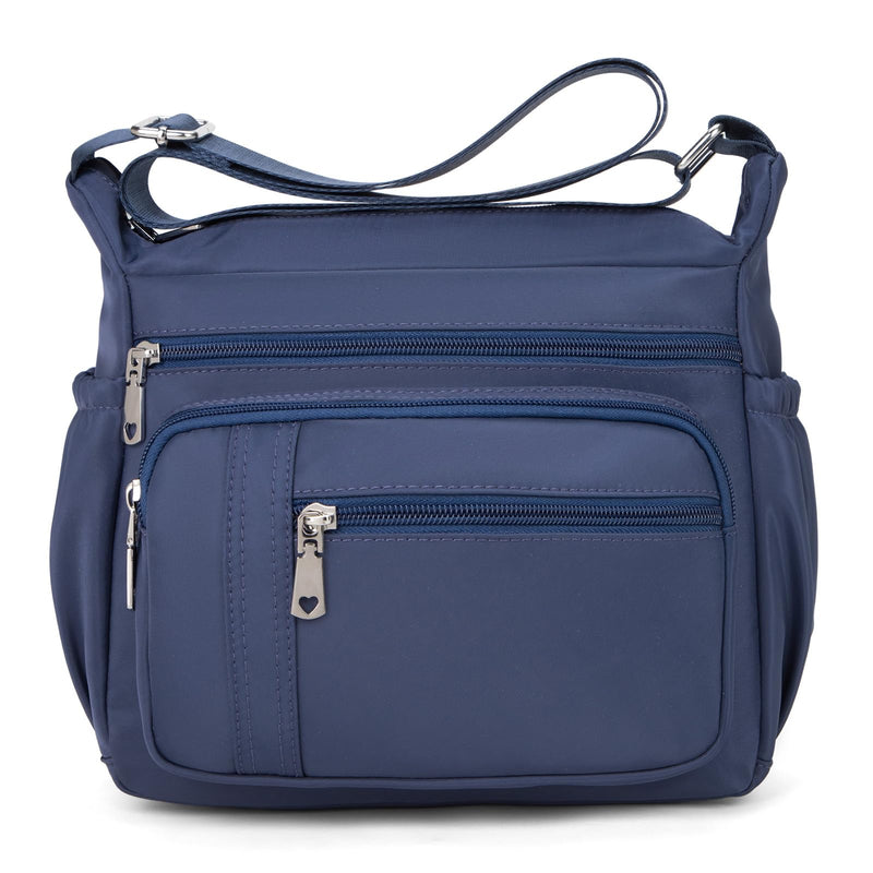 F.FETIVIN For Spirit Airlines Personal Item Bag Foldable Travel Duffel Bag & Pockets Bag Ladies Crossbody Lightweight Nylon Travel Purses