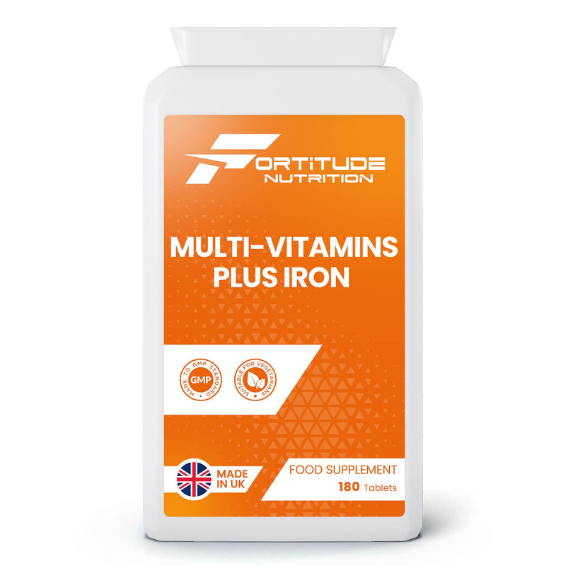 Multivitamin with Iron Tablets | Multivitamin Tablets for Men & Women | High Strength Multivitamin Plus Iron Supplements 180 One a Day Multi Vitamins Tablets