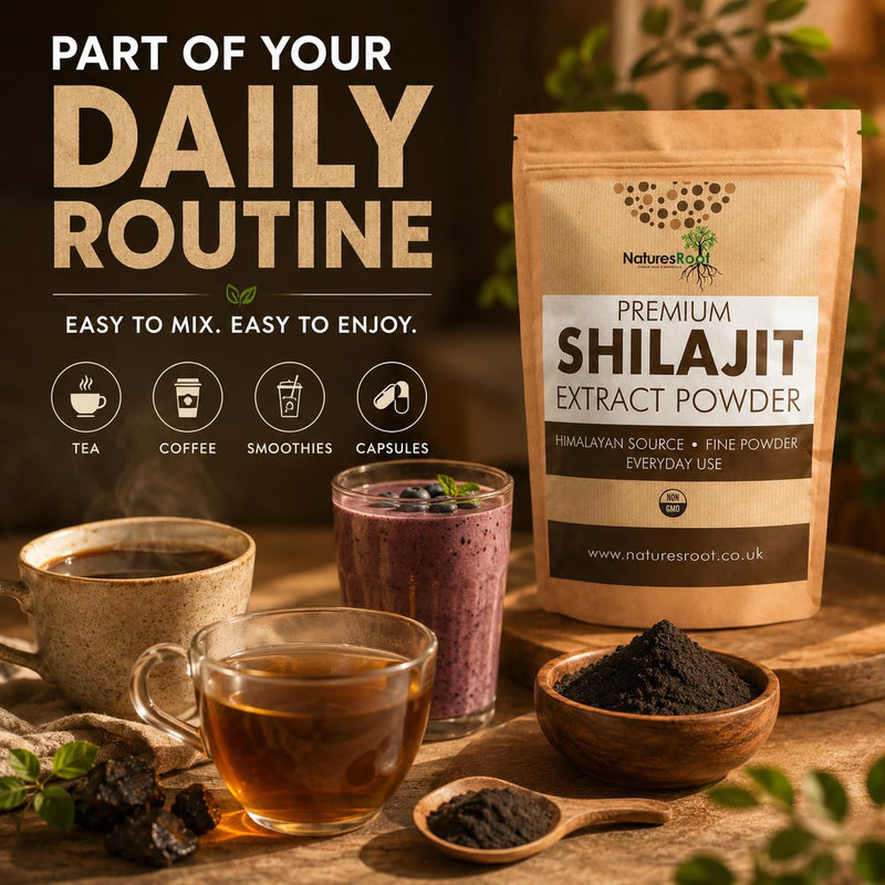 Nature’s Root Premium Shilajit Powder 250g - Ayurvedic Medicine | Indian Himalayan Supplement | Natural Energy Booster | Vegan