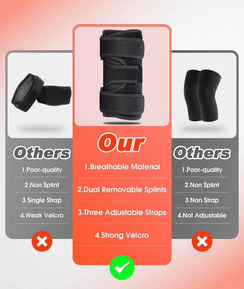 [Australia] - Elbow Brace for Cubital Tunnel & Ulnar Nerve Support ‚Äì Adjustable Night Splint for Tennis Elbow, Tendonitis & Nerve Pain ‚Äì Comfortable Elbow Stabilizer for Men & Women Fit Most Black One Size 
