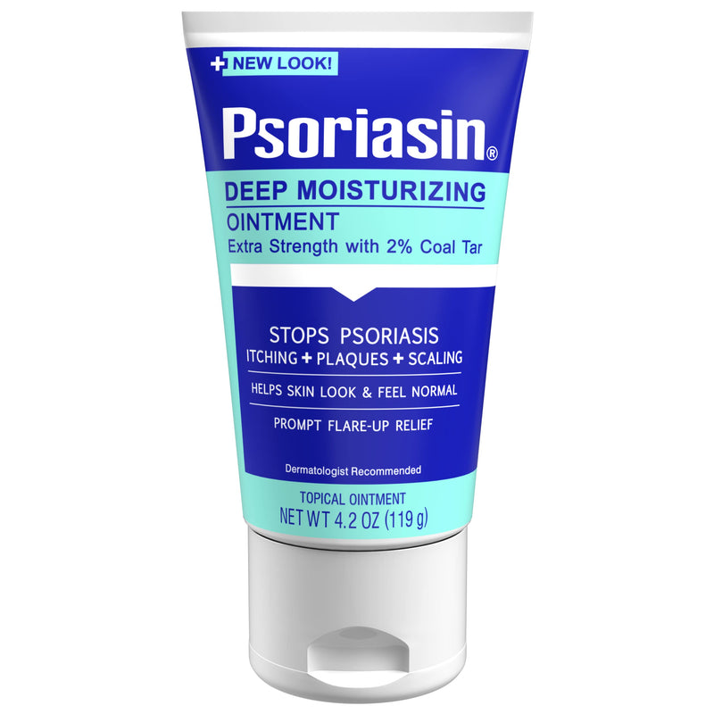 [Australia] - Psoriasin Deep Moisturizing Ointment - 2% Coal Tar - Stops Psoriasis Itching, Scaling, Redness - 4.2 oz 4.2 Ounce (Pack of 1) 