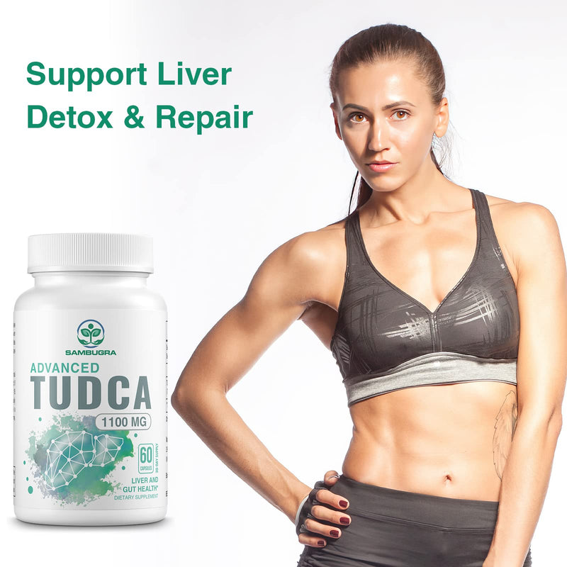 [Australia] - TUDCA 1100mg for Liver Cleanse Detox and Repair, 3rd Party Tested Advanced TUDCA Supplements, Ultra Strength Bile Salt TUDCA Liver Supplement, 180 Capsules (Pack of 3) 60 Count (Pack of 3) 