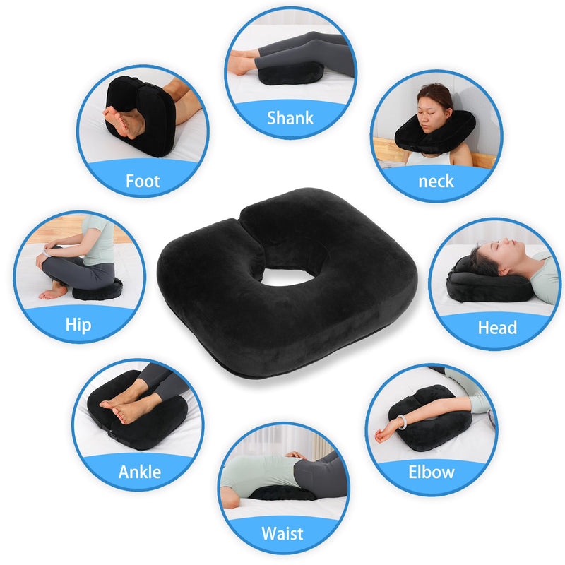 [Australia] - Donut Pillow Tailbone Pain Relief Bed Sore Pillow,Hemorrhoid Pillow,Butt Donut Cushion for Hemorrhoids,After Surgery,Pregnancy, Pressure Sores. 