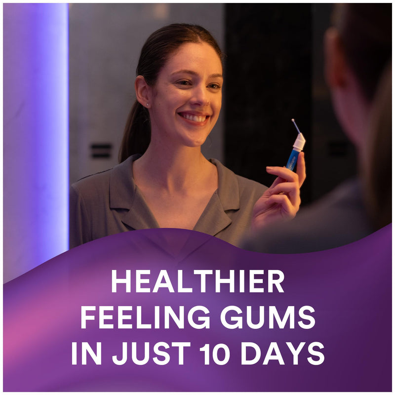 [Australia] - DenTek Gum Health Advanced Cleaning Kit, Oral Care Hygiene Kit, Gum Cleansing Gel, Gum Massager, and Plaque Scraper Dental Tools 