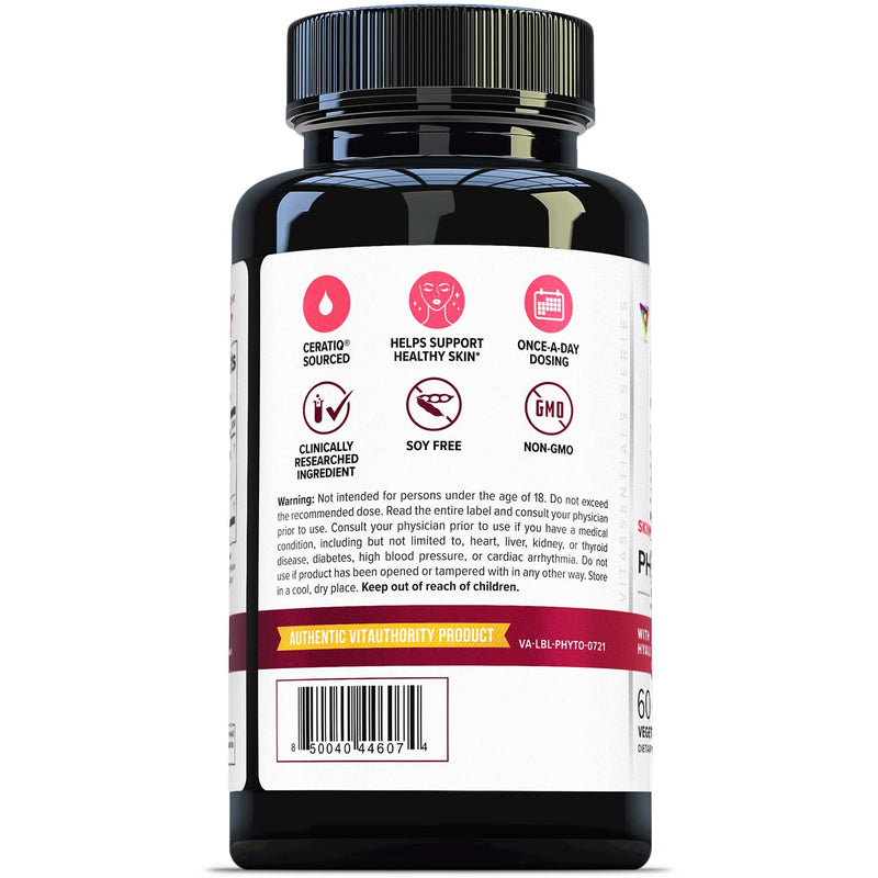 [Australia] - Hydrating Anti Aging Phytoceramides Supplement - Clinically Proven Ceratiq Ceramides Supplement with Hyaluronic Acid and Phytoceramides 700mg - Skin Barrier Repair Itchy Dry Skin Supplement for Women 