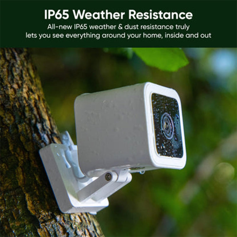 [Australia] - WYZE Cam v3, 1080P HD WiFi Wired Indoor/Outdoor Home Security Camera, Pet/Baby Monitor, Color Night Vision, 2-Way Audio, MicroSD Card Slot, Compatible with Alexa & Google - White 