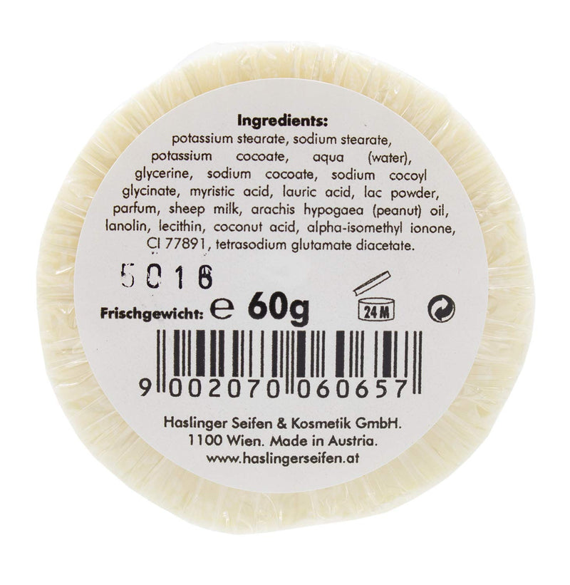 [Australia] - Haslinger shaving soap, 60 g, sheep's milk 