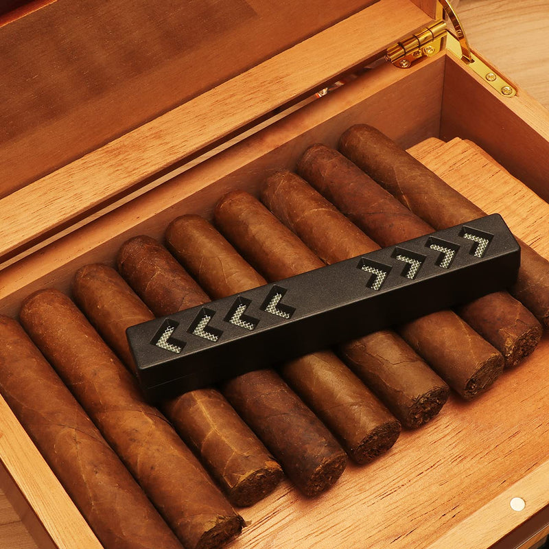 [Australia] - TISFA Cigar Humidifier, Cigar humidor humidifiers, Black Cuboid Humidor Humidifier (S) S 