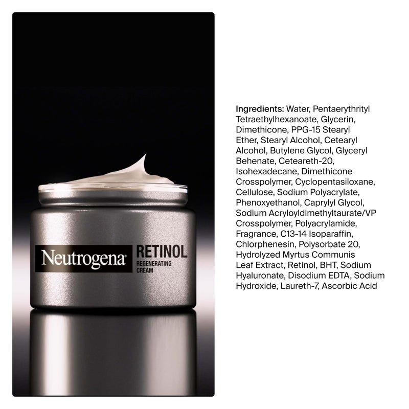 Neutrogena Rapid Wrinkle Repair Retinol Face Moisturizer 1.7 oz Unscented 1.7 Ounce (Pack of 1)