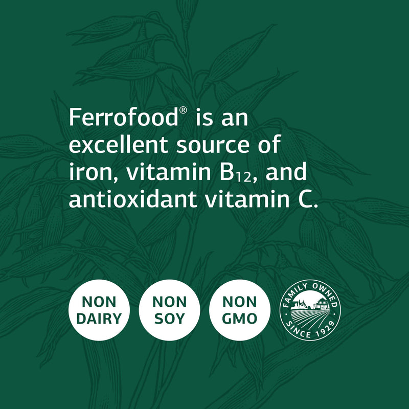 [Australia] - Standard Process Ferrofood - Whole Food Antioxidant, Healthy Blood and Hemoglobin with Cyanocobalamin, Acerola, Shiitake, Rice Bran, Organic Carrot, Alfalfa, Spanish Moss - 150 Capsules 