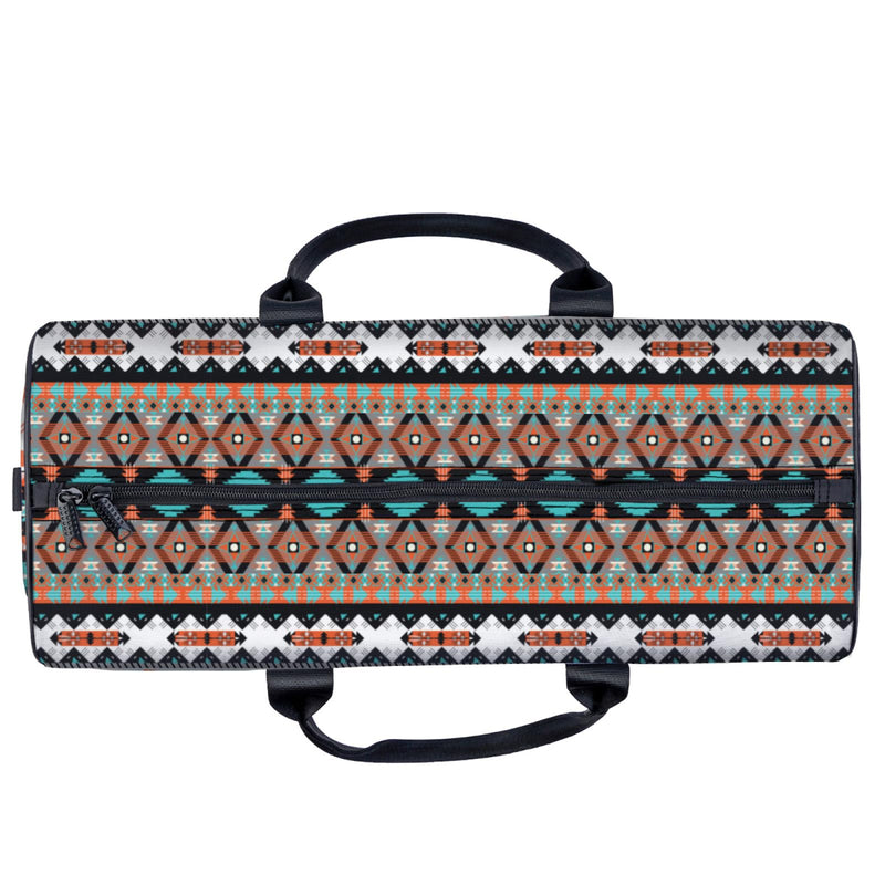 Travel Duffle Bag Large Capacity Personal Item with Adjustable Strap Lightweight Weekender Bag Overnight Bag Gym Bag Aztec Style Pattern Aztec Style Pattern 2