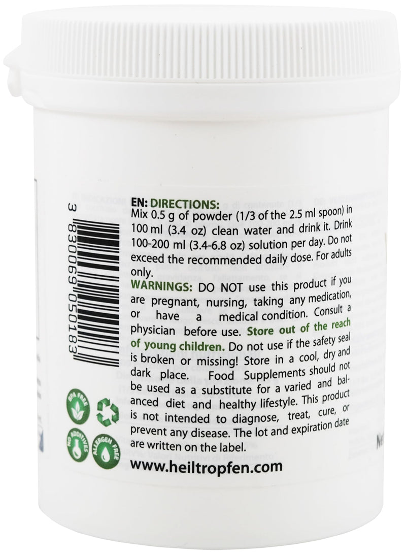 Pure Ascorbic Acid fine crystalline Powder | 0.55 lb - 250 g | Vitamin C | Pharma Ingredients (Ph. EUR, USP, BP) | Third-Party Tested | Heiltropfen®