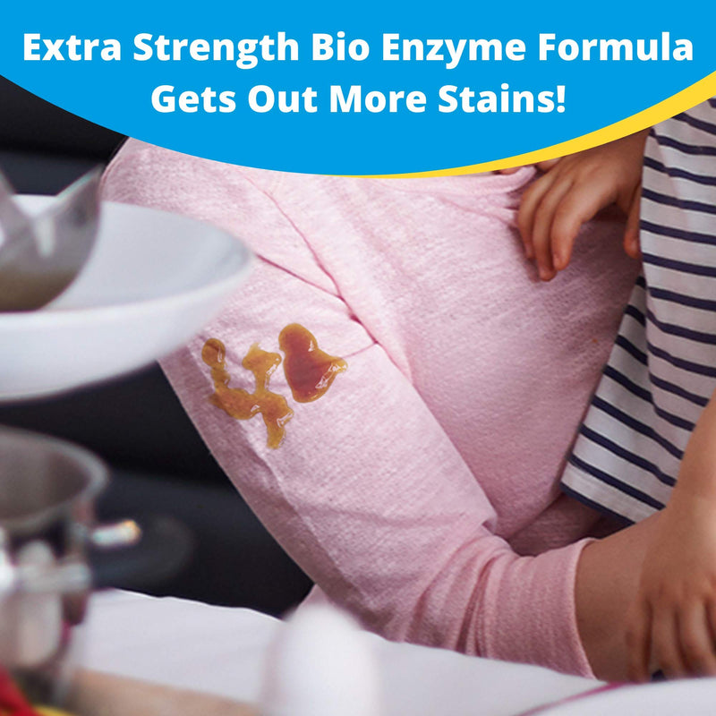 [Australia] - Carbona Laundry Stain Scrubber | Bio-Enzyme Stain Remover | Eliminates Fat, Oil, Blood, Milk, Fruit, Ketchup, Vegetables & Baby Food Stains | Save On Skin & Washable Fabrics | 1 Pack, 8.4 Fl Oz 1 Pack (8.4 Fl Oz) 