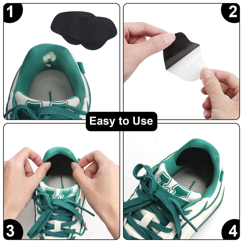 [Australia] - 14 Pairs of Shoes Heel Repair, 3 Colors Leather Sneaker Repair Patch, Self-Adhesive Heel Protection Heel Pad Repair for Most Shoes Sitting Leather Goods (Small and Large) 