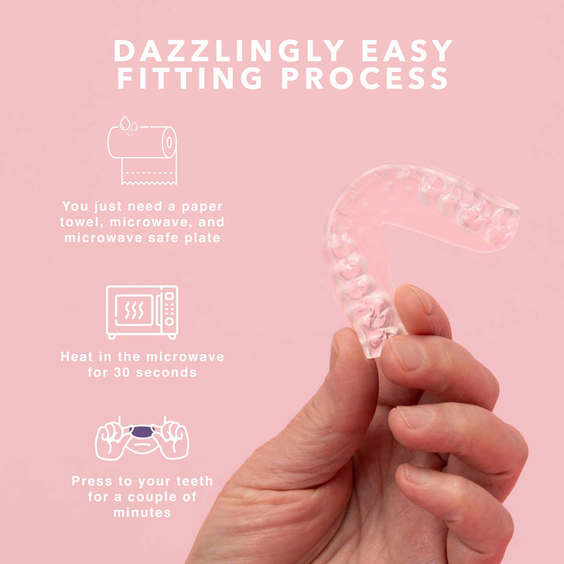 [Australia] - Disco Dreams 2 Pack Customizable Night Guard - Nighttime Relief from Teeth Grinding, at Home Fitting Experience for Nighttime Teeth Grinding & Clenching (Adult, Purple) 