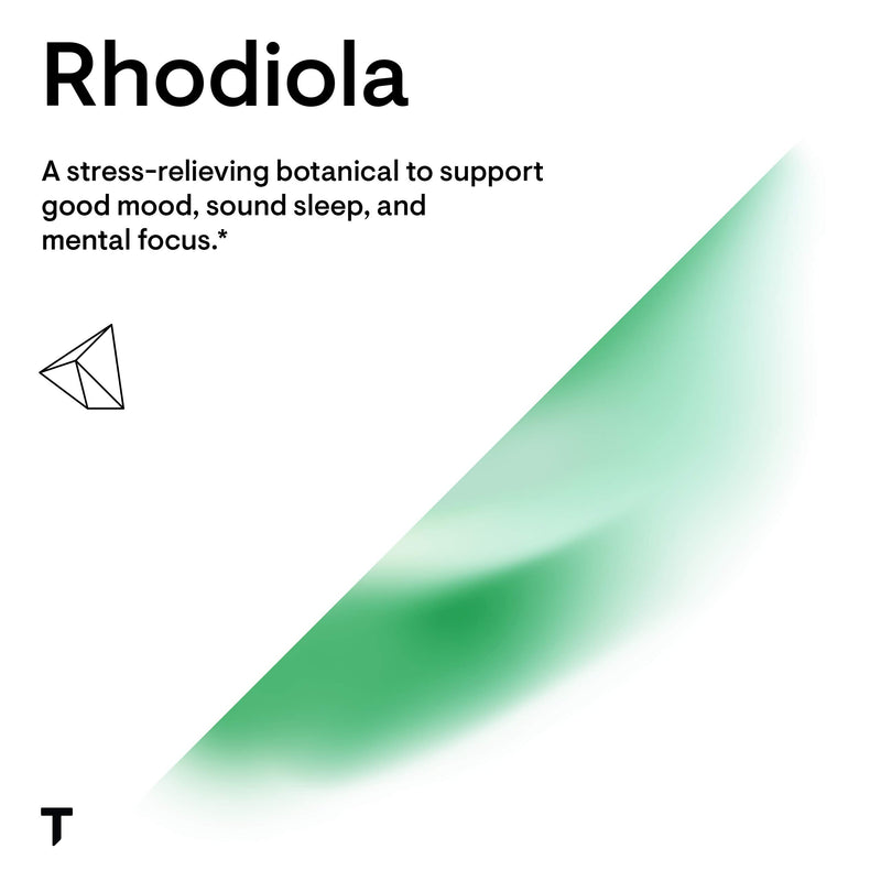 THORNE - Adaptogen & Adrenal Support Bundle - Natural Solutions for Coping with Stress - Rhodiola and Adrenal Cortex - 60 Servings
